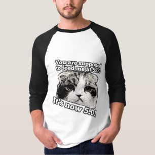 T-shirt Mème drôle de chat en colère pour les propriétaire