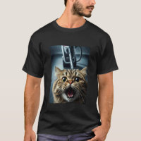 Mème drôle de chat persan en selfie avec chasse à