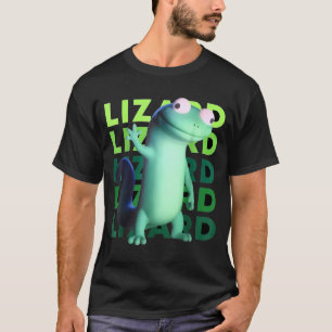 T-shirt Mème drôle de lézard bizarre _ Animal surréaliste