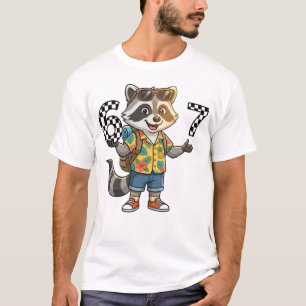 T-shirt Mème drôle Six sept Jimothy Raton laveur