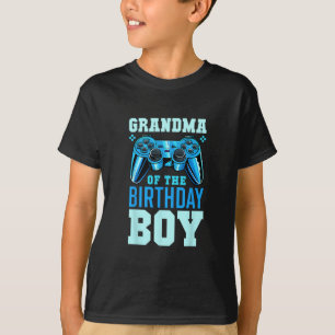 T-shirt Mémé du garçon d'anniversaire correspondant au jou