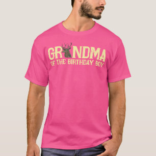T-shirt Mémé du garçon qui fête son anniversaire Chasseur