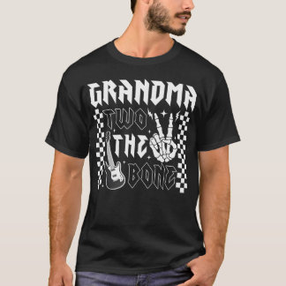 T-shirt Mémé du mauvais deux os anniversaire 2 ans