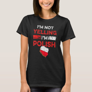T-shirt Mème du patrimoine polonais Je ne hurle Pas Je sui