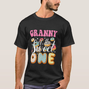 T-shirt Mémé du premier anniversaire de la fête de donuts