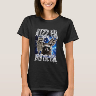 T-shirt Mème du raton laveur autiste Rizz les avec le rato