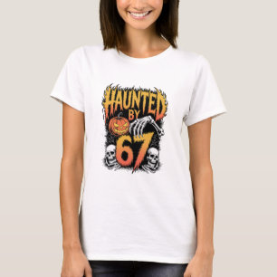 T-shirt Mème hanté 67 Six Sept 6-7 Blague drôle d'Internet