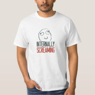 T-shirt Meme intérieurement criard