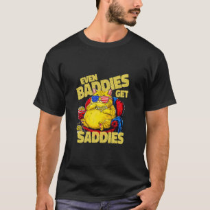 T-shirt Même les méchants ont des tristesses Chat patrioti