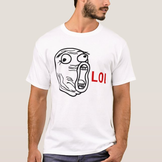 T-shirt Meme LOL (Devant)
