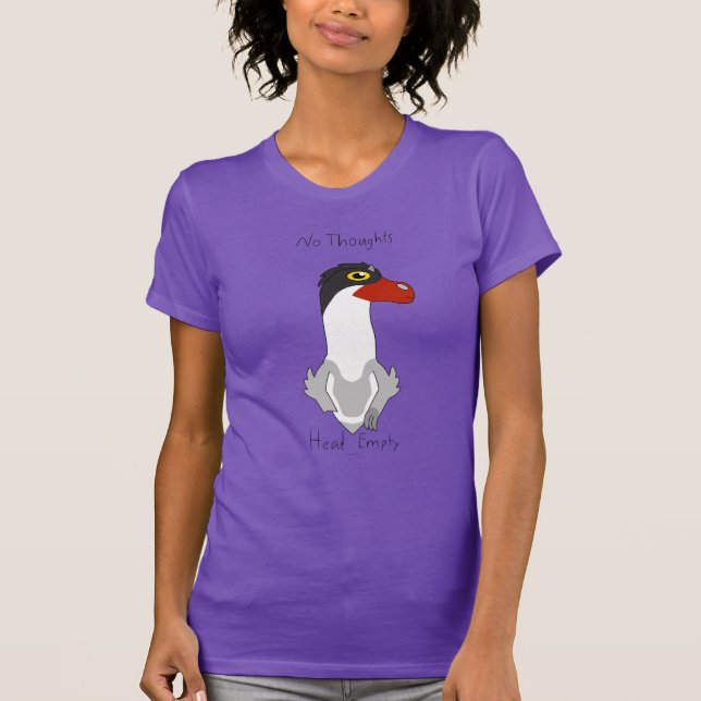 T-shirt mème mème violet Angus (Devant)