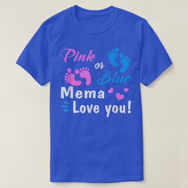 T-shirt Mème Rose Ou Bleu Vous Aime Fête De Révélation De  (Design devant)
