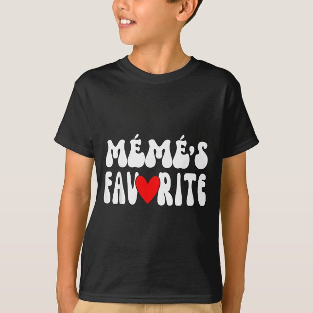 T-shirt MÉmÉ’s Favorite Funny Grandparent Granhild Humor  (Devant)