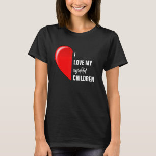 T-shirt Mème Sarcastique J'aime mes enfants ingrats Maman 