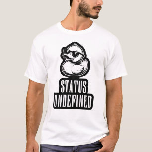 T-Shirt Mème Tech Drôle Statut de Canard Cool Indé