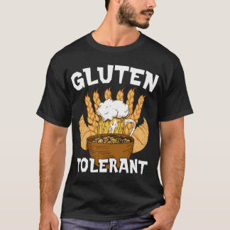 T-shirt Mème tolérant le gluten Boire Humour