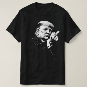 T-shirt Meme Trump Doigt D'honneur 2026 Drôle Trump Faisan