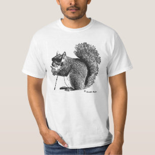 T-shirt Même un écureuil aveugle trouve un écrou de tem