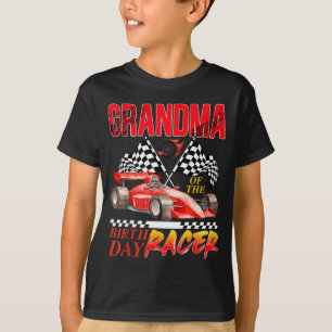 T-shirt Mémé voiture de course du Racing de l'anniversaire