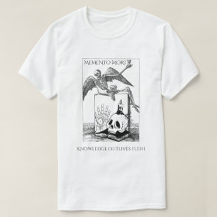 T-shirt memento mori dark academia