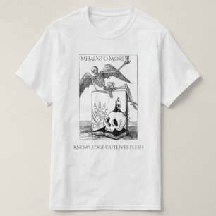 T-shirt memento mori dark academia