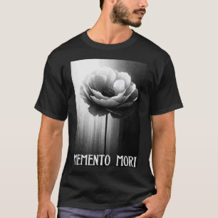 T-shirt Memento Mori - Fleur symbolique de la mortalité