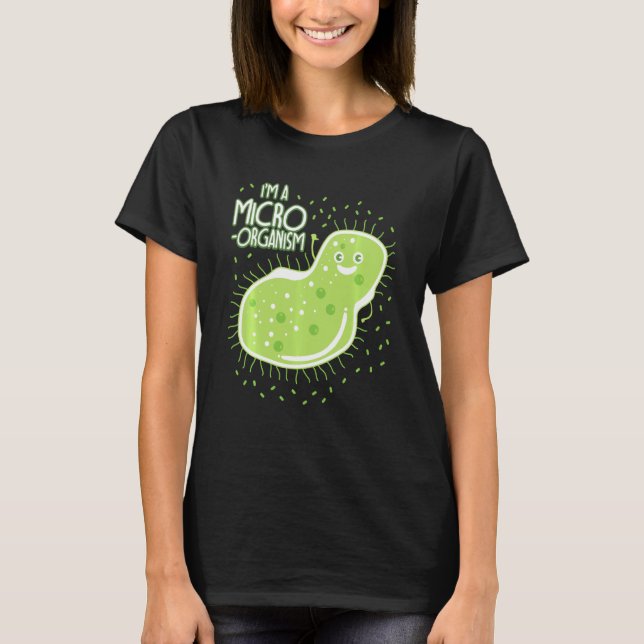 T-shirt Mèmes de biologie amusant enseignant Bactéries étu (Devant)