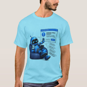 T-shirt Mèmes de Robot Humour drôle d'IA et de technolog