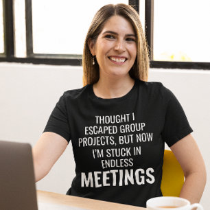 T-shirt Mèmes de travail Bureau-Humour Lieu de travail amu