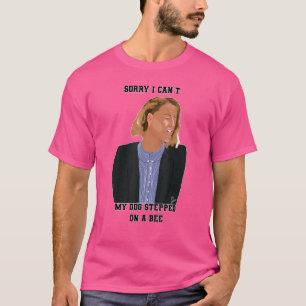 T-shirt Mèmes Tenue Désolé Je Ne Peux Pas Que Mon Chien Ai