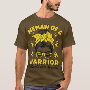 T-shirt Mémo D'Une Maman Guerrière De Sensibilisation Au C