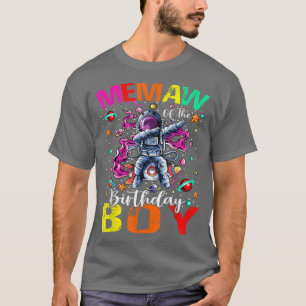 T-shirt Mémoire De L'Anniversaire Garçon Astronaut Garçon 