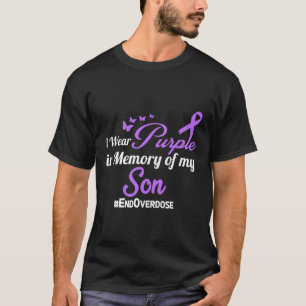 T-shirt Mémoire de sensibilisation à l'overdose