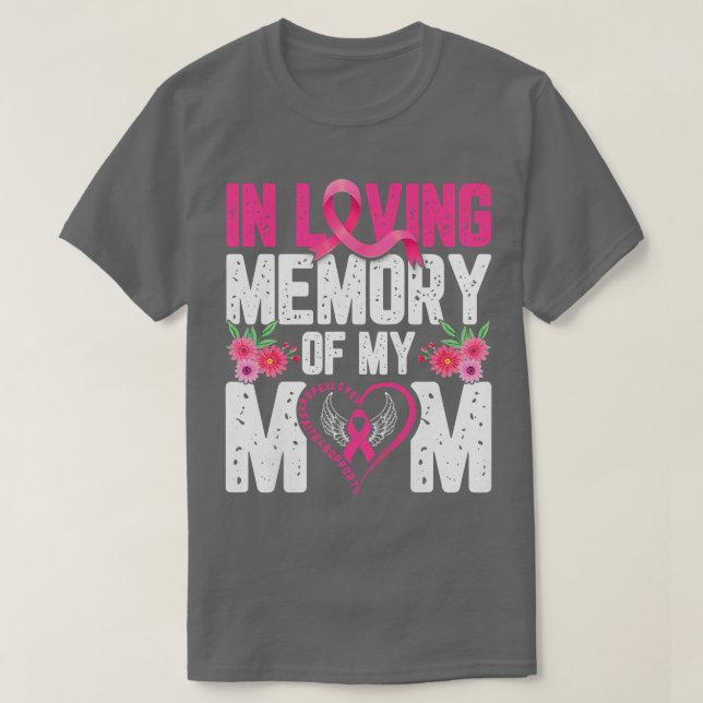 T-shirt Mémoire Des Femmes De Ma Mère Sensibilisation Au C (Design devant)