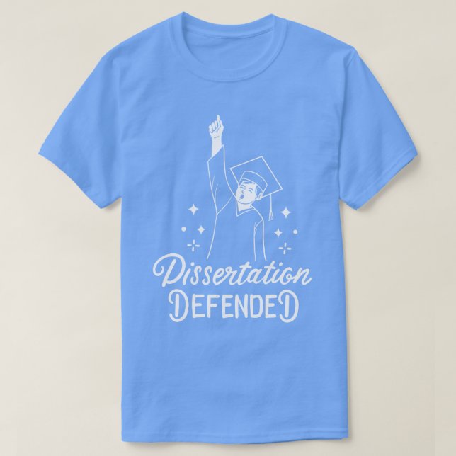 T-shirt Mémoire Doctorat Doctorat Diplôme (Design devant)