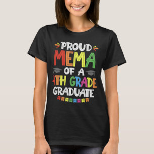T-shirt Mémoire Fière D'Un Cours D'Études Supérieures De 4