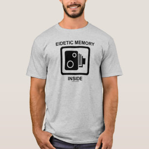 T-shirt Mémoire idétique à l'intérieur (panneau photo)