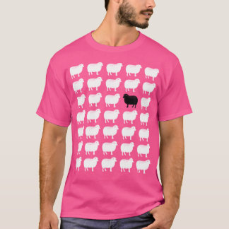 T-shirt Mémorabilien Mouton Noir Et Blanc Autre Sh