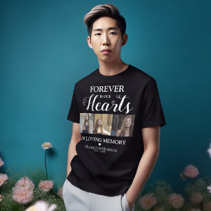 T-shirt Mémorial à jamais dans nos cœurs Souvenir