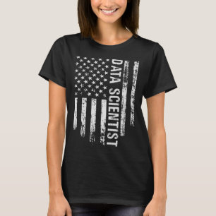 T-shirt Memorial Day data scientifique patriotique drapeau