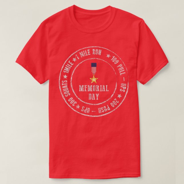 T-shirt Memorial Day Murph challenge 2023 (Design devant)