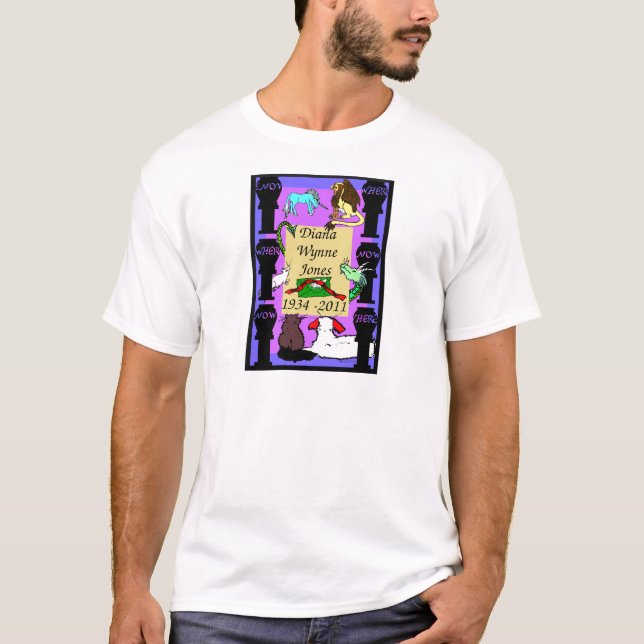 T-shirt Mémorial de Diana Wynne Jones (Devant)