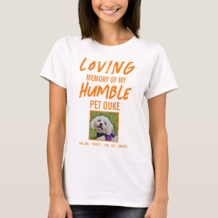 T-shirt Mémorial des animaux de compagnie dans Love Mémoir