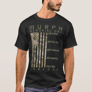 T-shirt Mémorial Murph Jour d'entraînement WOD Cam Multi C