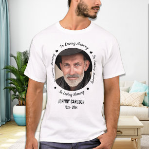 T-shirt Mémorial photo en mémoire d'amour