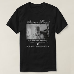 T-shirt Mémorial photo oublié mais jamais oublié