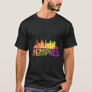 T-shirt Memphis Skyline Tennessee