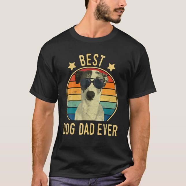 T-shirt Men Best Dog Dad Ever Italian Greyhound Fars Day G (Devant)