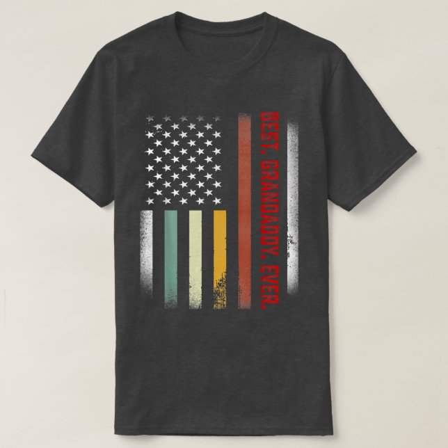 T-shirt Men Fathers Day Venin For Papa Meilleur Grandaddy  (Design devant)
