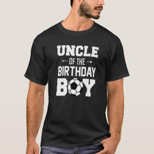 T-shirt Men Uncle of the Birthday Boy Soccer Boy Family